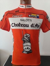 MAGLIA SHIRT CYCLING BIKE CICLISMO VINTAGE CHATEAU D'AX  LOOK MOSER TG XL