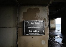 Bunker sottomarino La Pallice Francia 2° guerra mondiale insegna in metallo insegna alluminio