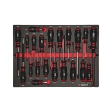 Cacciaviti per Carrello Officina Tappetino Set 21pz - WÜRTH 0965905980