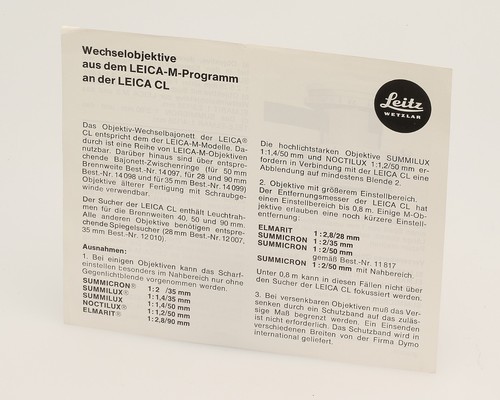 Istruzioni/promemoria