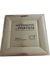 2 VASSOI SOTTOPIATTI QUADRATI