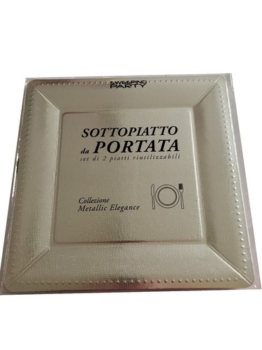 Vassoi sottopiatti quadrati - 2,