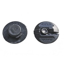 2 Tappi Laterali Rotondi Neri per Visiera Casco Airoh GP 550 S / GP 500 / GP 400