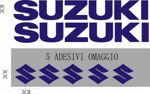 Kit suzuki 5 logo gsxr - suzuki,