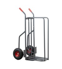 CARRELLO PORTA LEGNA CON RUOTE GONFIABILI E CAPACITÀ 250 KG