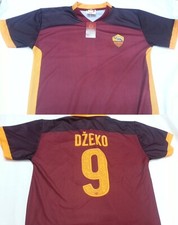 MAGLIA 2016 EDIN DZEKO TAGLIA 10 ANNI AS ROMA CALCIO MAGLIETTA NUOVA 7 8 9 YEARS