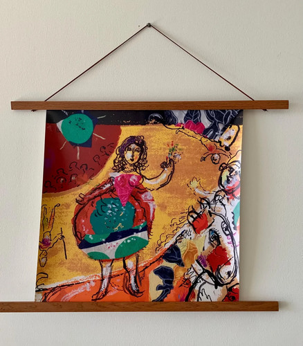 Marc chagall poster mostra - chagall,