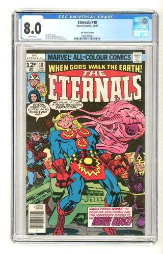 Eternals cgc vfn - eternals, #18