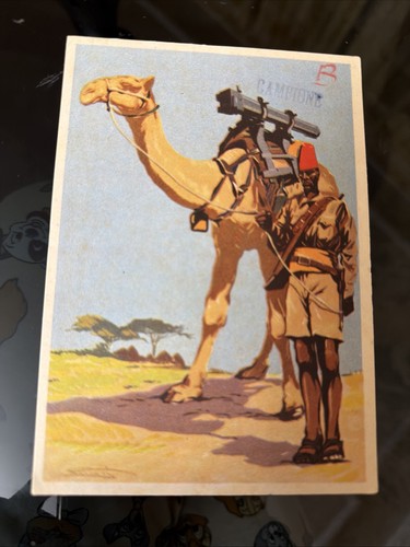 Cartolina militare coloniale - militare,