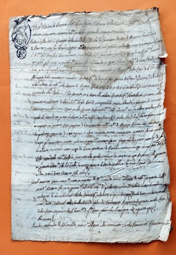 Atto notarile datato reggio - notarile,