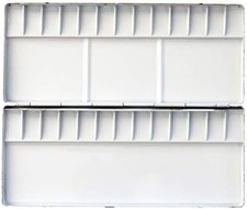 Tarence Japan tavolozza acquerelli tavolozza alluminio bianco 26 colori SN 441971 F/S