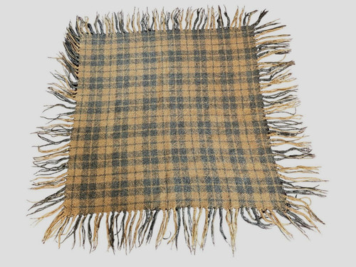 Plaid lana cammello - , grigio