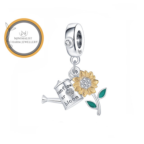 Ciondolo pendente girasole - , e