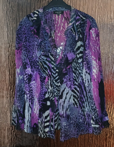 Kriss svezia camicia viola - kriss,
