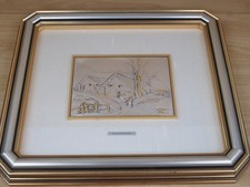 vecchio quadro lamina d'argento 925 incisione piastra PAOLO ROSSINI bassorilievo