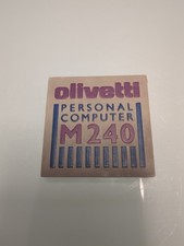 Targhetta Olivetti M240 - PC Vintage
