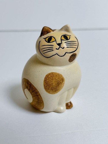 Rara statuina gatto marrone