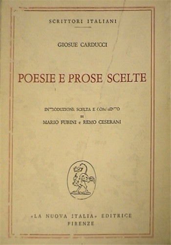 Carducci giosuè poesie - -,