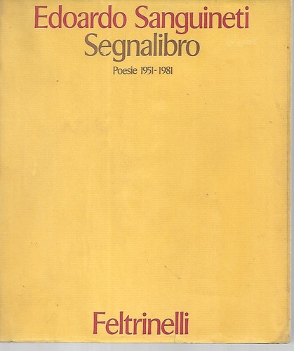 Sanguineti segnalibro - sanguineti, e.