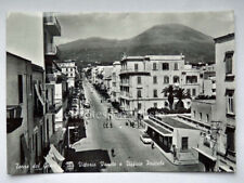 TORRE DEL GRECO Napoli Ufficio postale Benzina Esso Via Vitt. Veneto animata