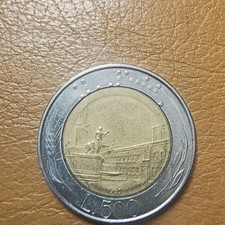 500 Lire Triple Error Coin