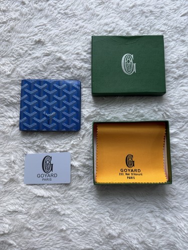Goyard wallet blue - wallet,
