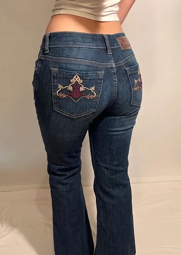 Jeans svasati y2k low - jeans,