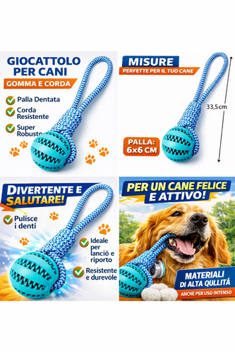 Giocattolo per cani gomma e - cani,