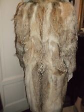 PELLICCIA CAPPOTTO COAT MANTEL FUR PELZ COYOTE FULL LENGHT VOLPE FOX 117 CM