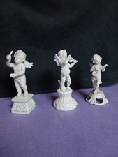3 Putti musicisti in ceramica