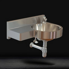 Lavabo tondo a stazione