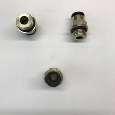 raccordi connettori aria elettrovalvole diritti D.12 nuovi con guarnizione      