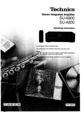 Technics a800 a900 - technics, su-a900