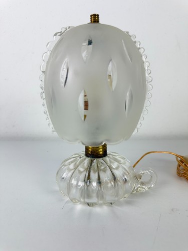 Lampada comodino vetro - da,