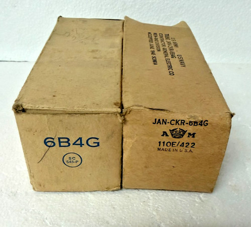 Coppia tubi jan vintage nos - jan,