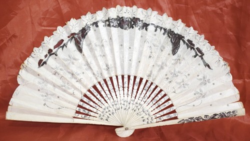 Fan antico ventaglio seta - fan,