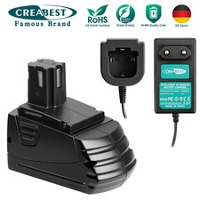 12V 3000mAh Ni-MH Batteria/Caricabatterie per Hilti SFB126 SIW121 SID121 SF121-A