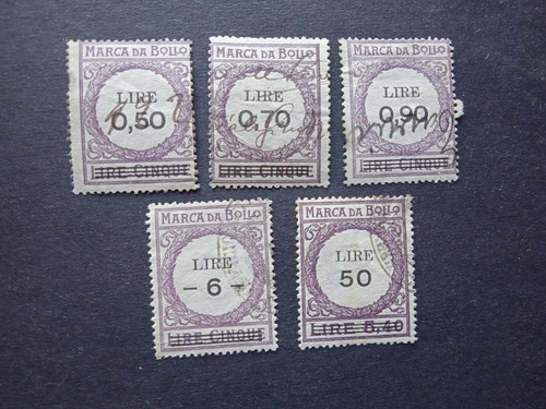 1940 marche bollo italia - da,