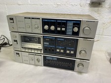 3 Pezzi Impianto Stereo Sanyo
