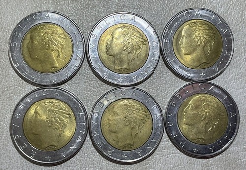Lotto monete l 500 lire - di,