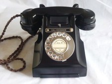 Vintage bakelite telephone - vintage,