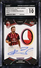 ANDRIY SHEVCHENKO - 2023/24 Daka AC Milan 07/29 Auto Patch CGC 10