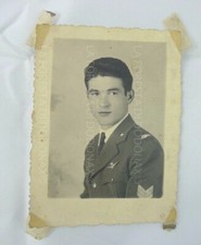FOTO MILITARE  SOLDATO DIVISA UNIFORME AERONAUTICA BREVETTO PILOTA WW2