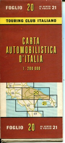 Carta automobilistica italia - automobilistica, d'italia