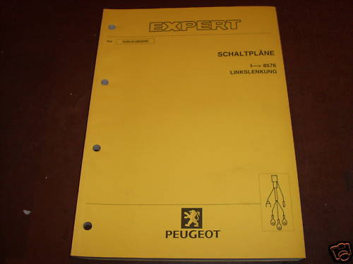 Werkstatthandbuch peugeot - werkstatthandbuch,