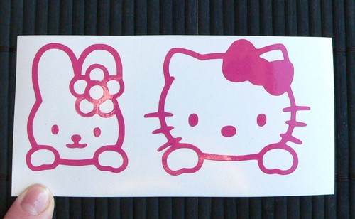 Adesivo hello kitty con - adesivo,