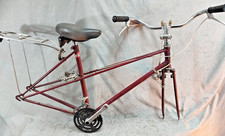 Set telaio bici da strada Raleigh Mixte Touring 1985 piccolo 50 cm acciaio cromato a strappo ~