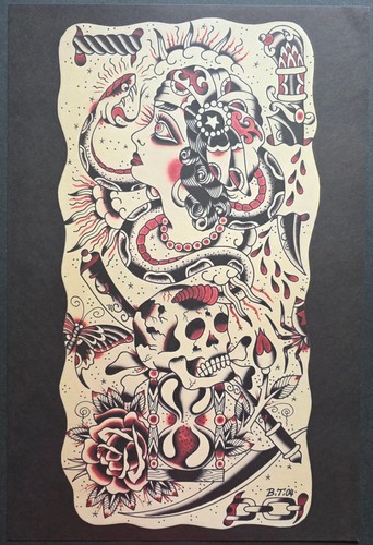 Flash tatuaggio tradizionale