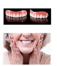 PROTESI DENTALE SORRISO PERFETTO DENTIERA DENTI RIUTILIZZABILE UOMO DONNA