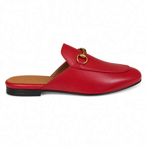 Gucci princetown slipper rosso - gucci,
